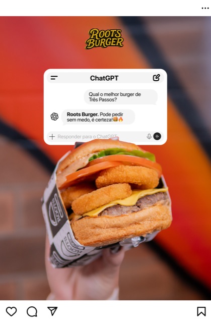 Post Instagram - Roots Burger