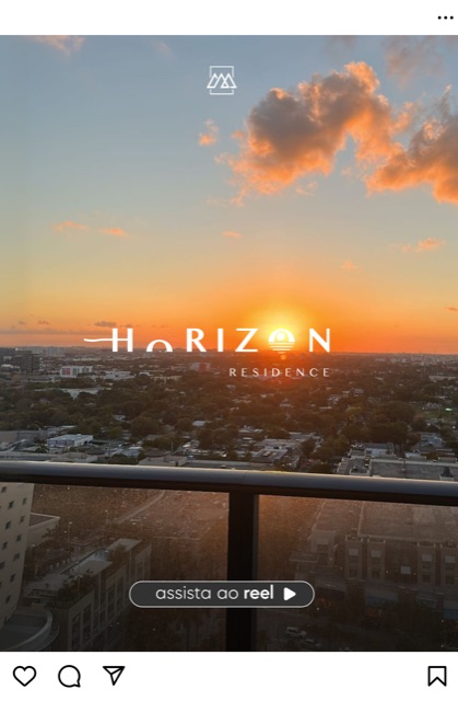 Post Instagram - lançamento Horizon Residence