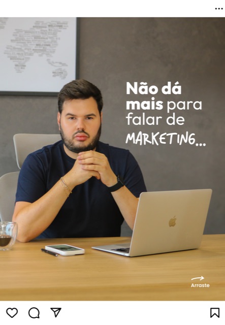 Post Instagram - conteúdo sobre marketing