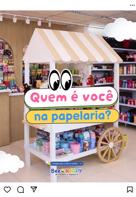 Post Instagram - Bee Happy papelaria